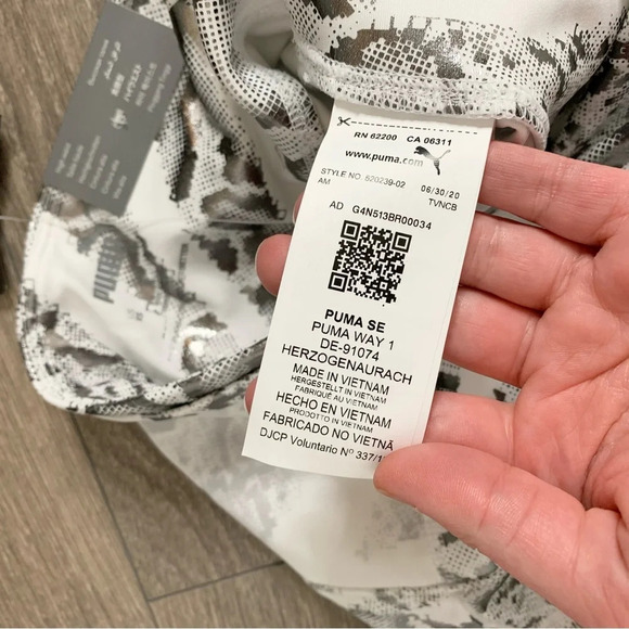 Puma Train Untamed High Waist 7/8 Tights Leggings Snakeskin Print Size XS - Picture 14 of 16